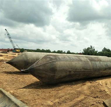 1,8m diameter 18m lange skib lancering airbags