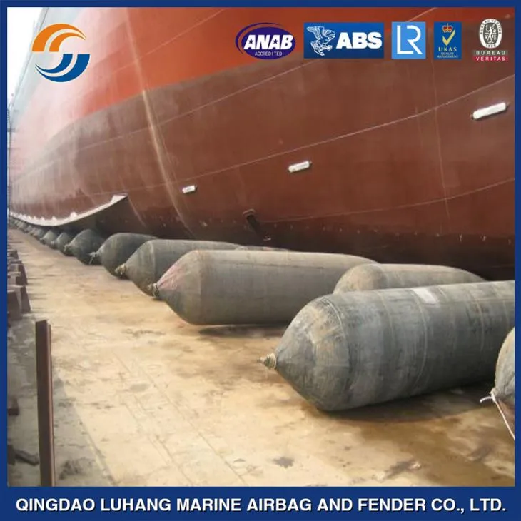 Long Experience Troværdige Leverandør af Qingdao Luhang Marine Airbags For Skib Lancering / Landing / Flytning / Salvage